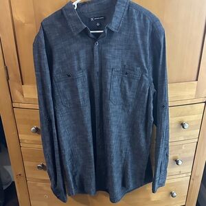 INC International Concepts Gray Dress Shirt